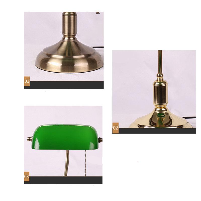 Bordlampe i glas i europæisk stil – Elegant moderne lampe til stue, soveværelse og kontor