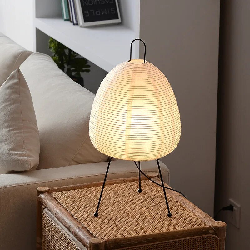 ZenLight – Japanske Rispapirslamper i Traditionelt Design til Hyggelig og Naturlig Belysning