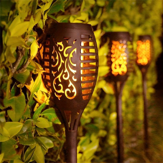 SolarTouch Duo – Udendørs Solcellelamper med Touch-aktivering (2-pak) til Have, Terrasse og Altan