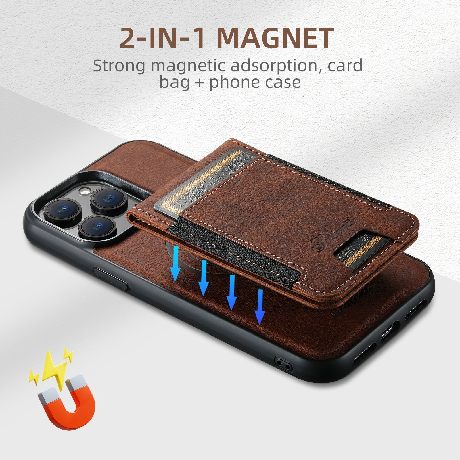 LuxLeather Etui - Elegant Læder Telefonatui med MagSafe