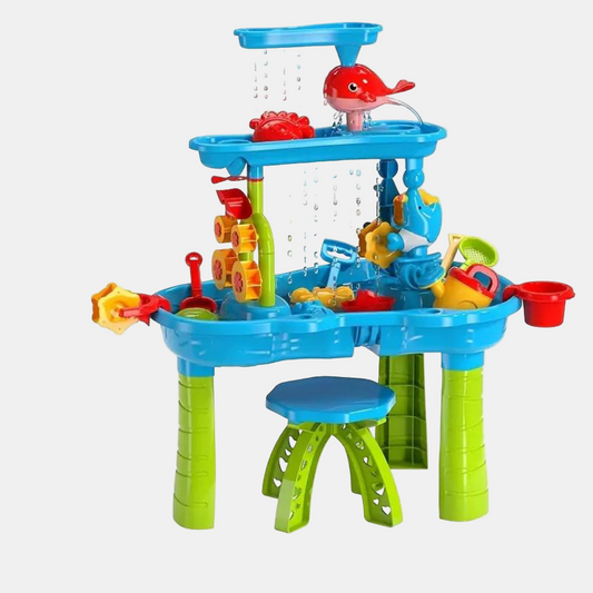 AquaSand Table – 3-Lags Sand- & Vandbord til Børn | Kreativ Leg & Udforskning