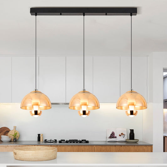ScandiLight – Nordisk Køkkenpendel med 3 Lys i Moderne og Elegant Design