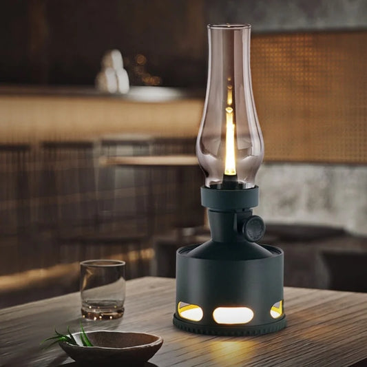 VintageGlow – LED Lanterne i Retro Design til Hygge og Udendørs Stemning