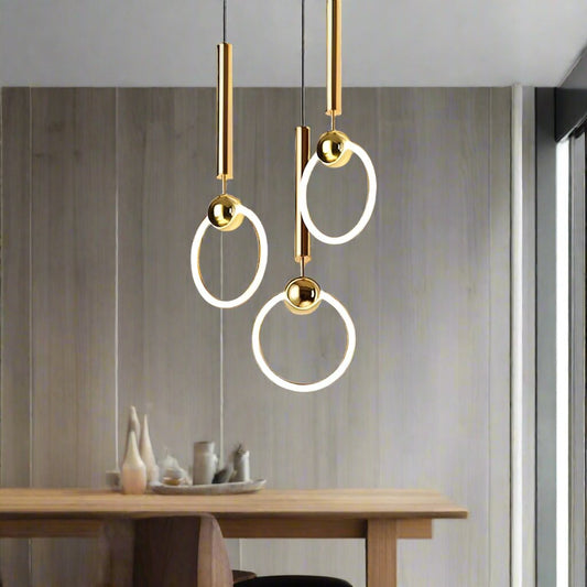 Nordic Simple – Enkel LED Pendellampe i Moderne Nordisk Design til Spisestue og Stue