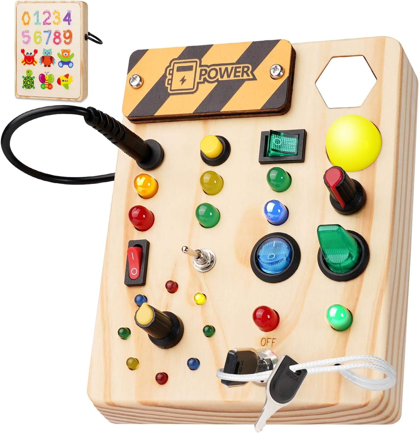 Montessori Mini Pultebord - Opdage med Kreative Lys