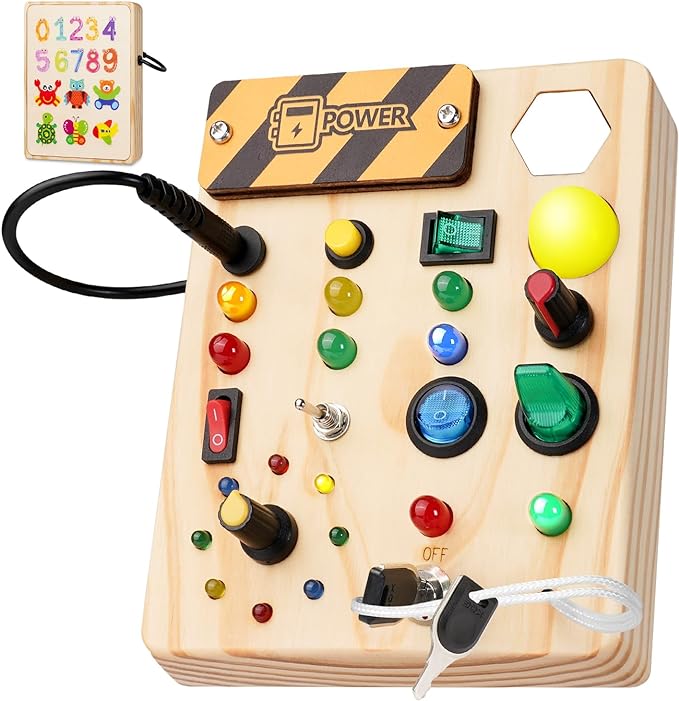 Montessori Mini Pultebord - Opdage med Kreative Lys