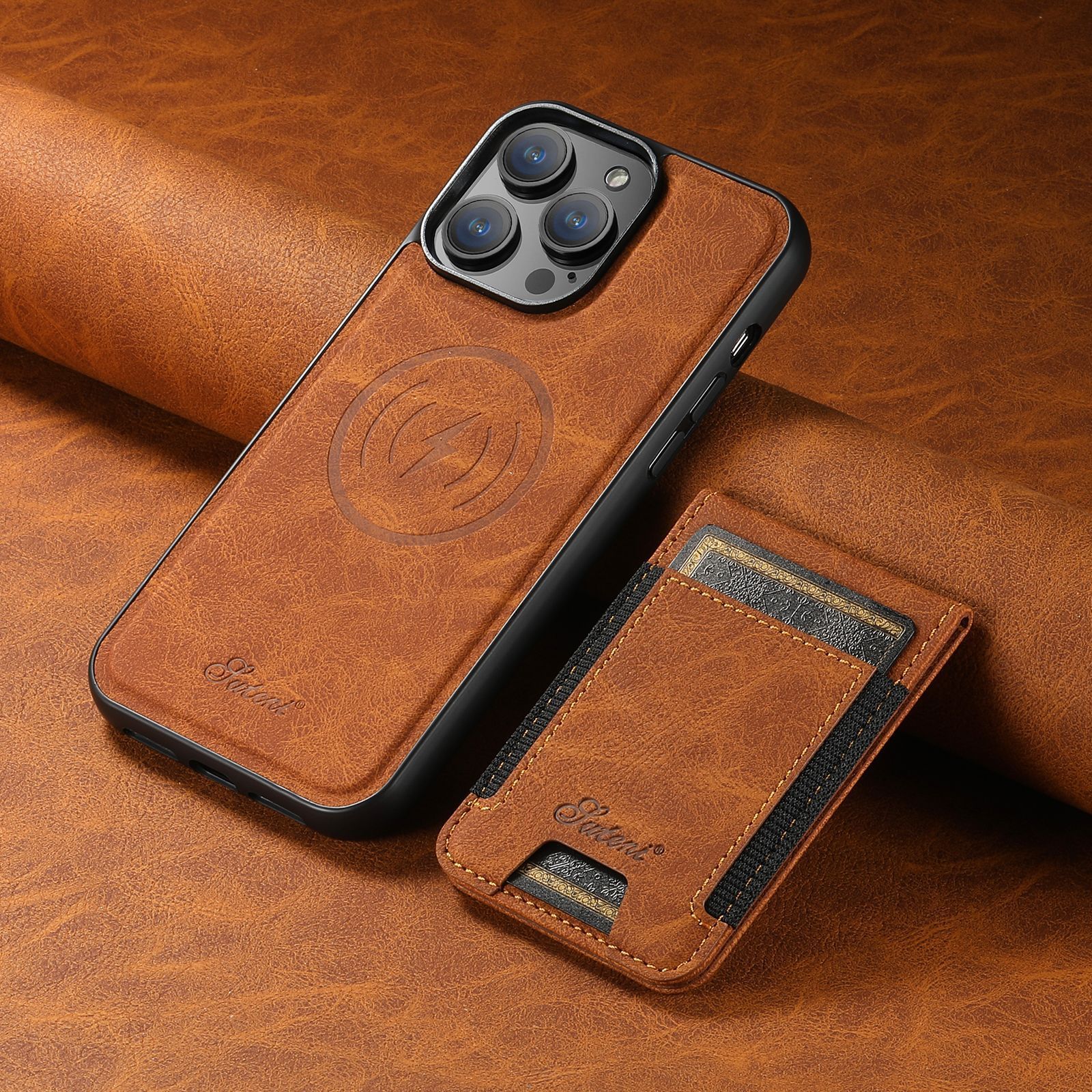 LuxLeather Etui - Elegant Læder Telefonatui med MagSafe