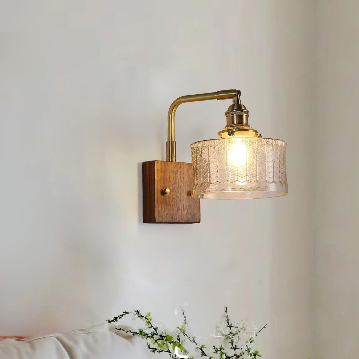 Camela Glow – Elegant Væglampe i Moderne Design til Stue, Soveværelse og Gang