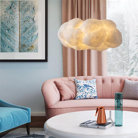 CloudyGlow – Moderne Pendellampe i Blødt Skyinspireret Design til Hygge og Stemning