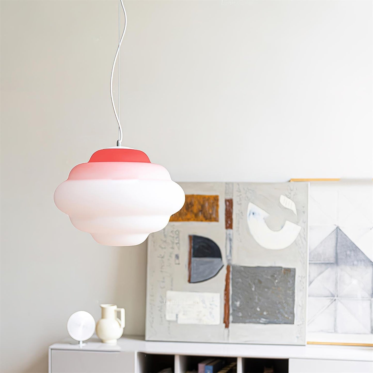Gradient Cloudy – Unik Pendellampe i Blødt Skyinspireret Design til Stue og Spisestue