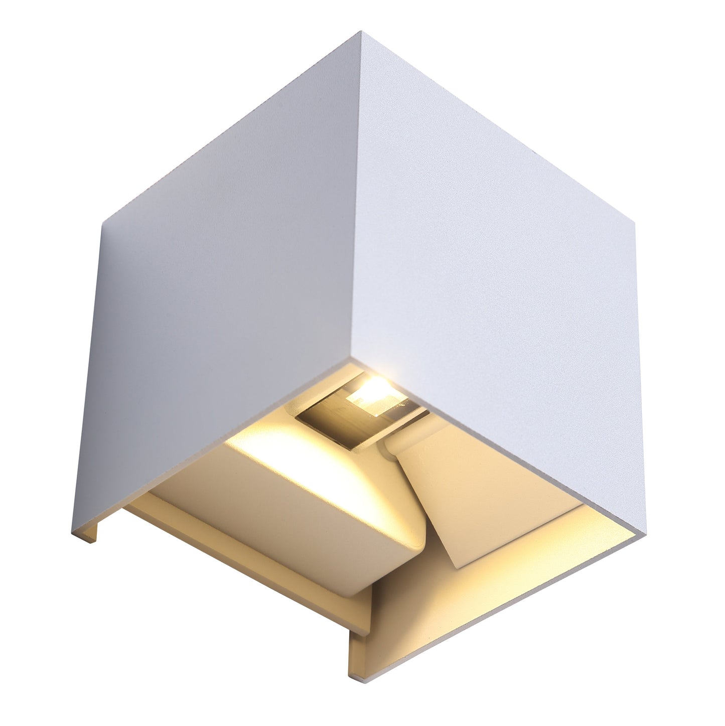 Optimér dit hjem med vores elegante 6W IP65 LED Væglampe i Hvid - Perfekt til udendørs belysning
