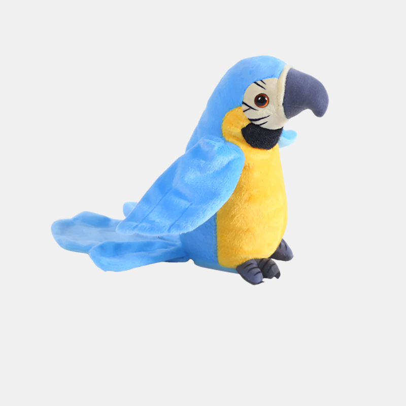 TalkyParrot Bamse – Interaktiv Talende Papegøje | Sjov & Læring for Børn