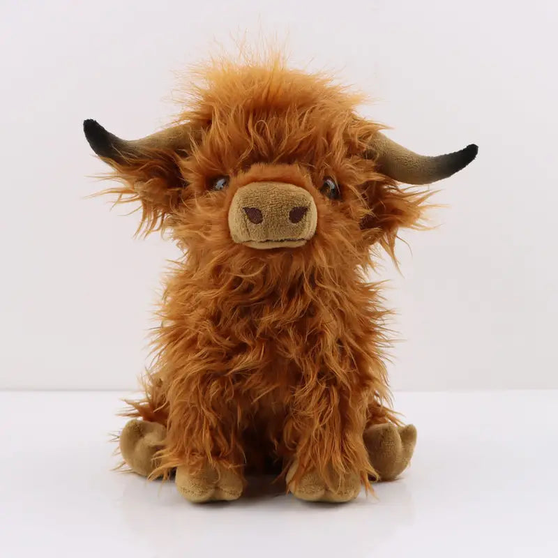Highland Cuddle Cow - Luksus Plysplush Legetøj til Alle Aldre