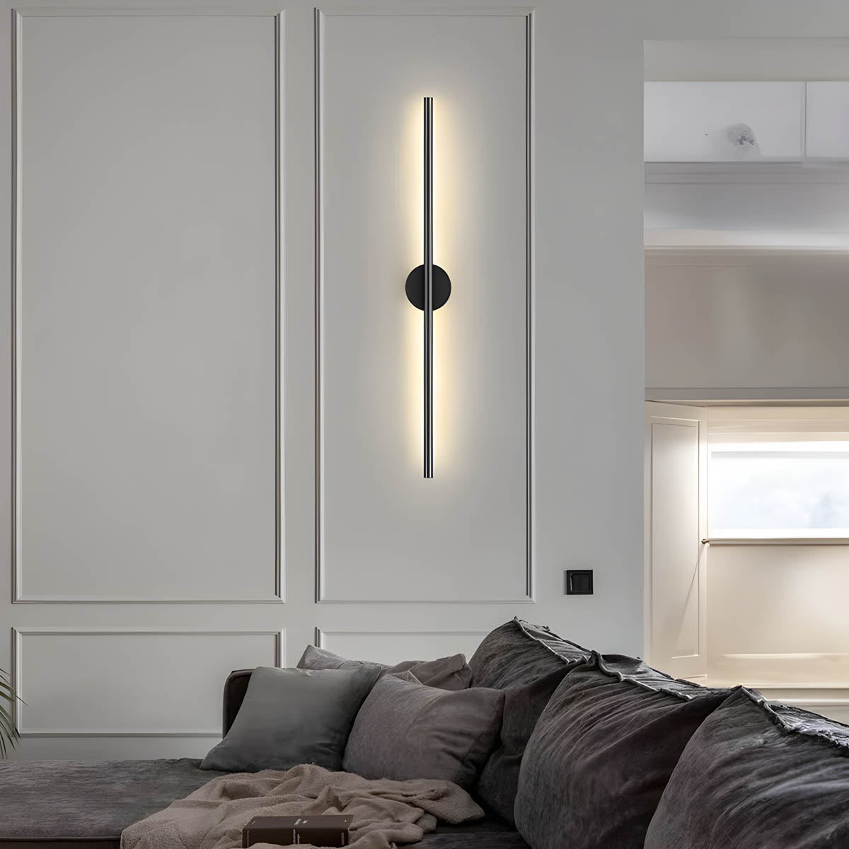 Lance LineGlow – Moderne Væglampe med Slankt Lysbånd til Elegant Belysning Inde og Ude