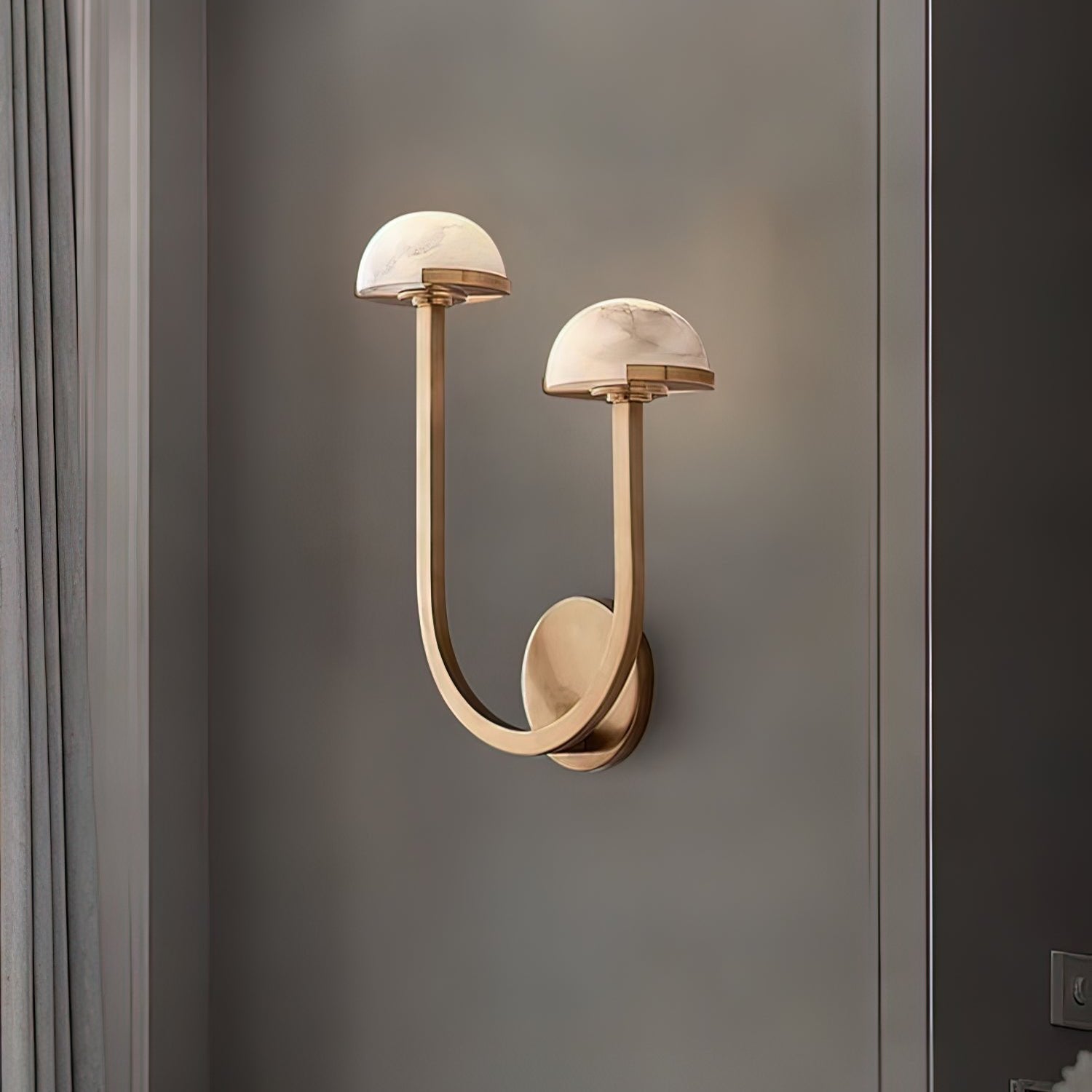 SvampGlow Hundelampe - Organisk Alabaster Design