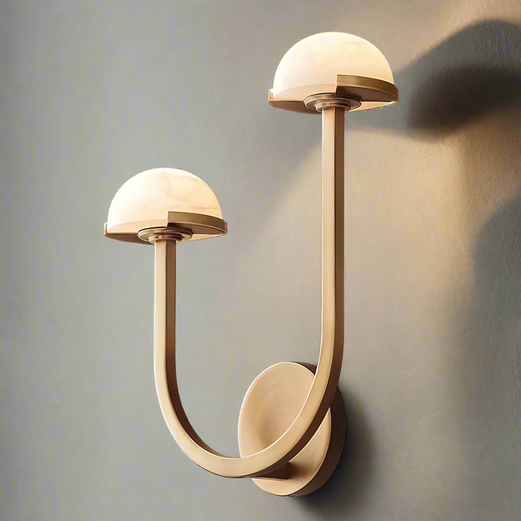 SvampGlow Hundelampe - Organisk Alabaster Design