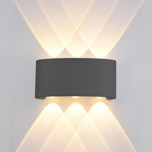 Elegant Ortelo 6W 17cm Sort Væglampe Til En Stilfuld Belysning