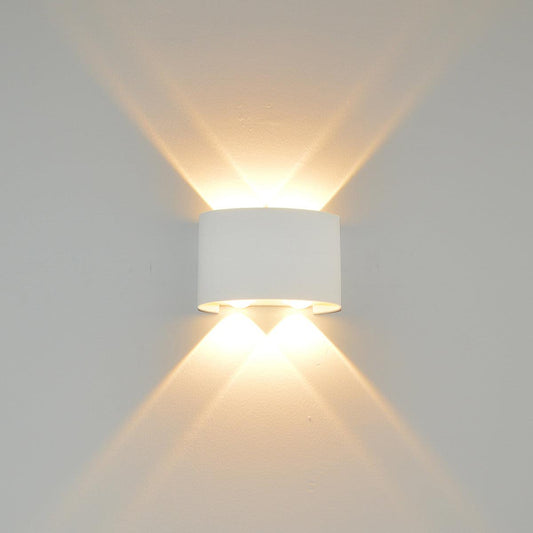 Elegant Ortelo 4W 12cm Hvid Væglampe – Perfekt til Moderne Hjem