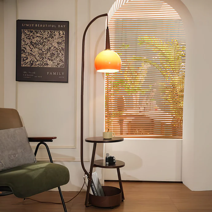 Bauhaus – Moderne Natbordslampe i Klassisk Bauhaus Design til Soveværelset