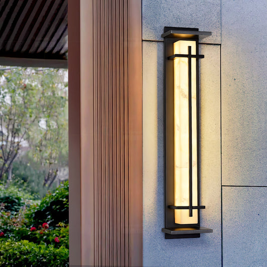 SquareGlow Outdoor – Firkantet Udendørs Væglampe i Moderne Design til Facade og Terrasse
