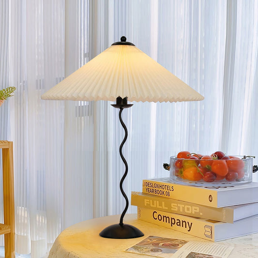 Squiggle bordlampe – Moderne stilfuld lampe til stue, soveværelse og kontor