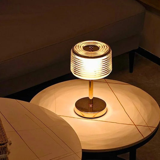 LumiRing – Moderne LED Ring Bordlampe i Elegant Design til Stue og Soveværelse