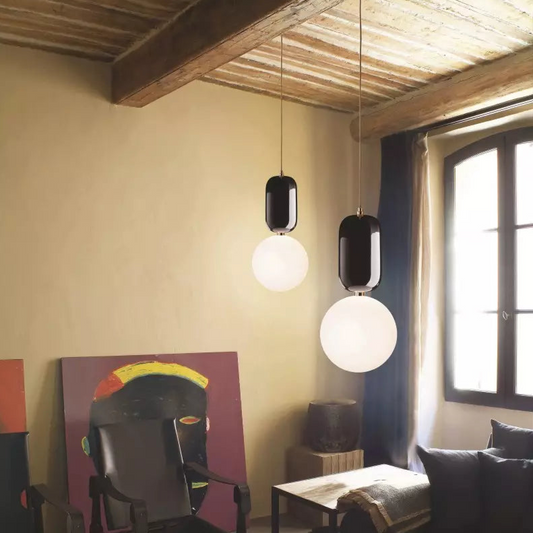 Kugler pendel lampe – Moderne rund hængelampe til stue, køkken og spisestue