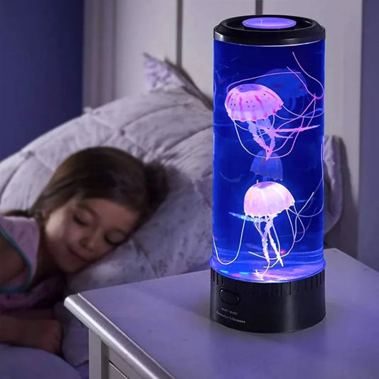 Jellyfish Lamp – Beroligende Farver og Ren Serenitet til Dit Hjem