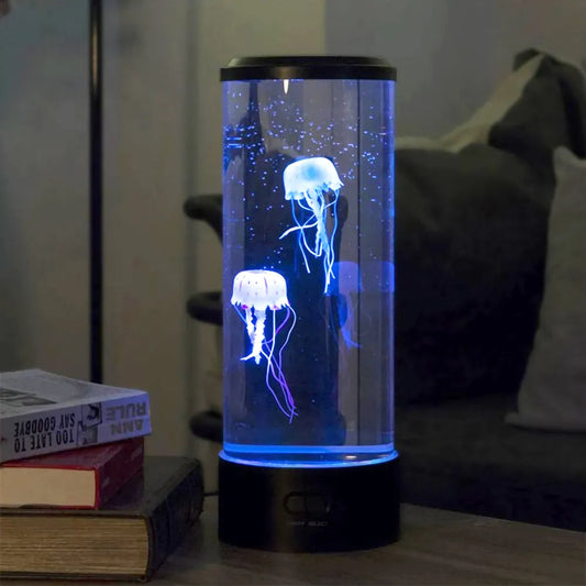 Jellyfish Lamp – Beroligende Farver og Ren Serenitet til Dit Hjem