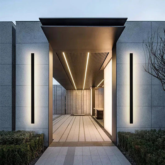 Edge Glow – Moderne LED Væglamper i Elegant Design til Indendørs og Udendørs Belysning