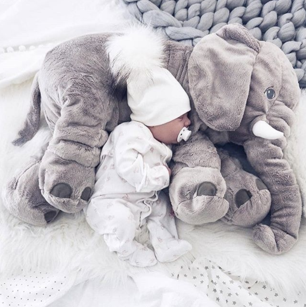Cuddlephant - Plysd Elefant Krammedyr til Børn