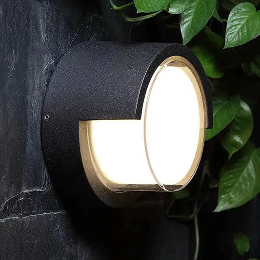 Elegante Runde 12W IP65 Væglampe til Udendørs og Indendørs Brug