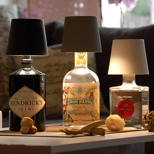 BottleLamp – Trådløs Genopladelig Flaskelampe til Hygge og Dekorativ Belysning