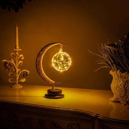 Enchanted Moon – Dekorativ Månelampe med Magisk Glød til Hygge og Stemningsfuld Indretning